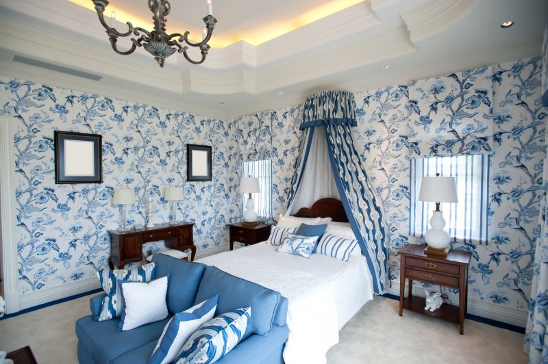 Bedroom Wallpaper Installation in Overland Park, KS